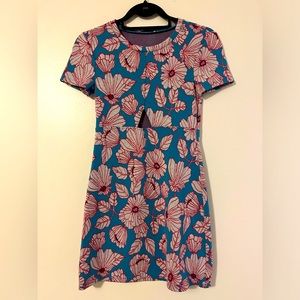Zara cutout floral mini dress, never worn.
